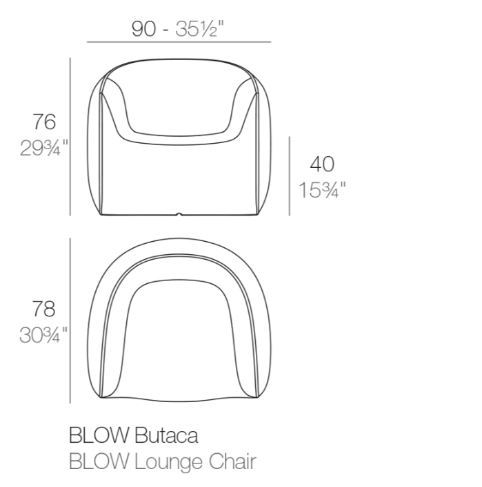 Lounge Armchair - Blow Lounge Armchair - Blow - Image 6