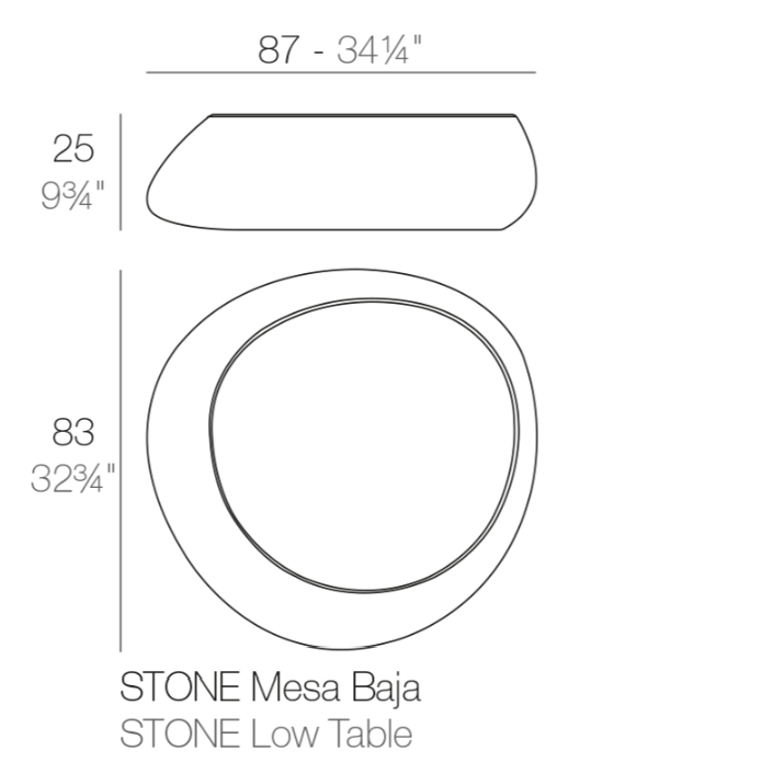 Coffee table - Stone Coffee table - Stone - Image 5