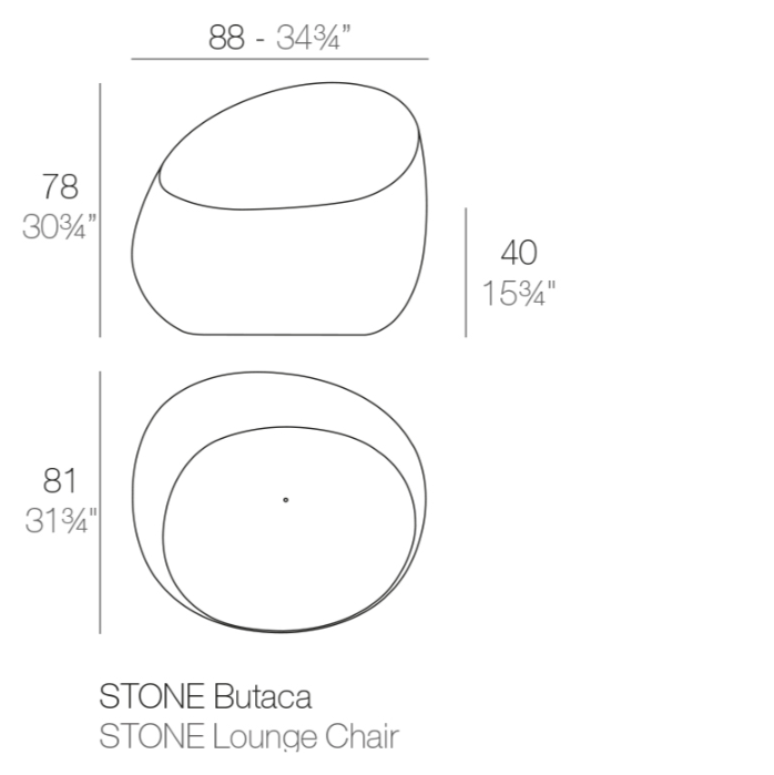 Lounge Chair - Stone Lounge Chair - Stone - Image 5