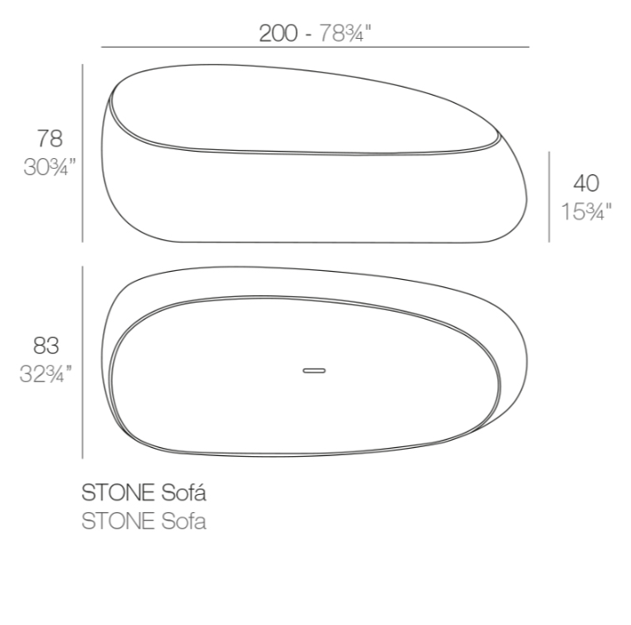 Sofa - Stone Sofa - Stone - Image 5